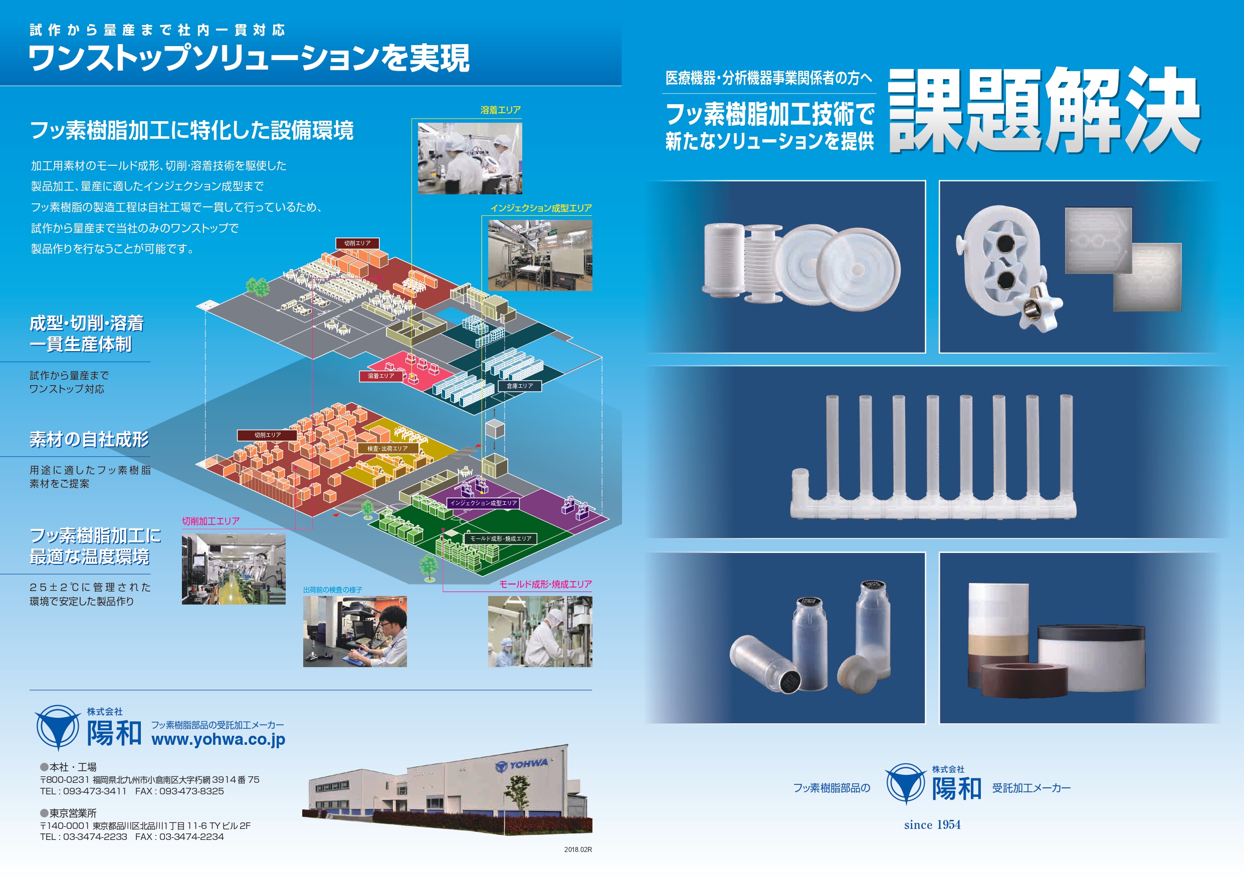 フッ素樹脂加工技術で新たなソリューションを提供　課題解決